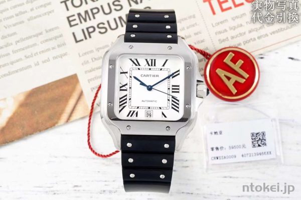 CARTIER カルティエ サントス Ｎ品コピー腕時計 39.8*47.5MM ホワイト 自動巻きムーブメント