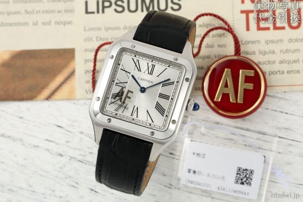 CARTIER カルティエ サントス Ｎ品コピー腕時計 31.4X43.5MM ブラック クオーツムーブメント